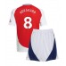 Tanie Strój piłkarski Arsenal Martin Odegaard #8 Koszulka Podstawowej dla dziecięce 2024-25 Krótkie Rękawy (+ szorty)
